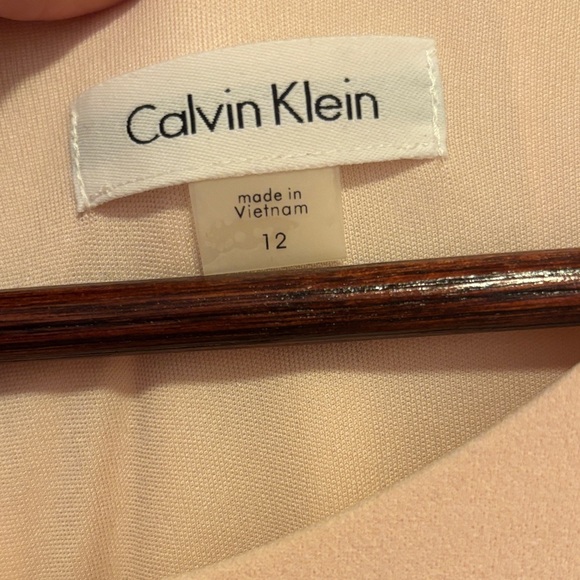 Calvin Klein Blush Long Sleeve Dress - Picture 2 of 7